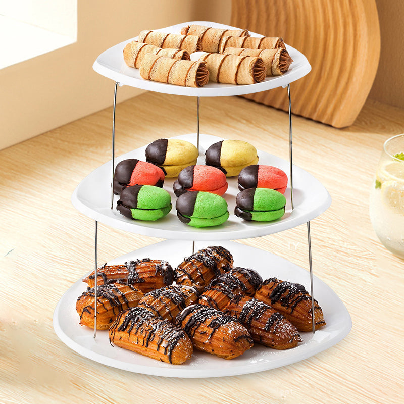 BowLift | Foldable Party Tray, 3-Tier