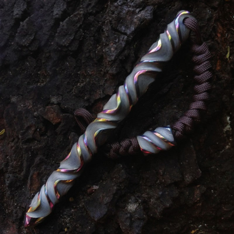 BowLift | Handmade Fashionable Titanium EDC Tool with 3D texture, for Pendant, Gift & Ornament