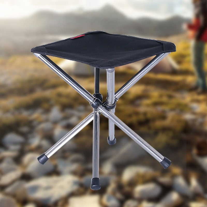 BowLift | Foldable Lightweight Camping Stool, with Durable Stainless Steel, for Camping, Travel, Hiking, BBQ, Fishing, Garden