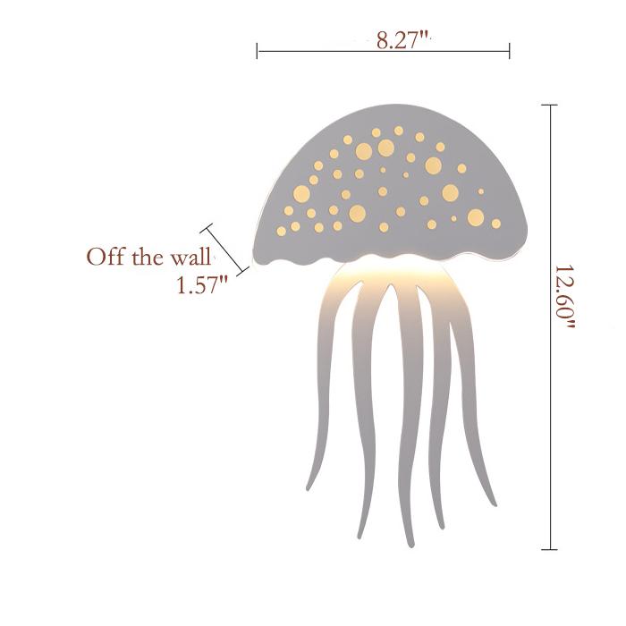 BowLift | Modern creative 1-Light LED Jellyfish Wall Light