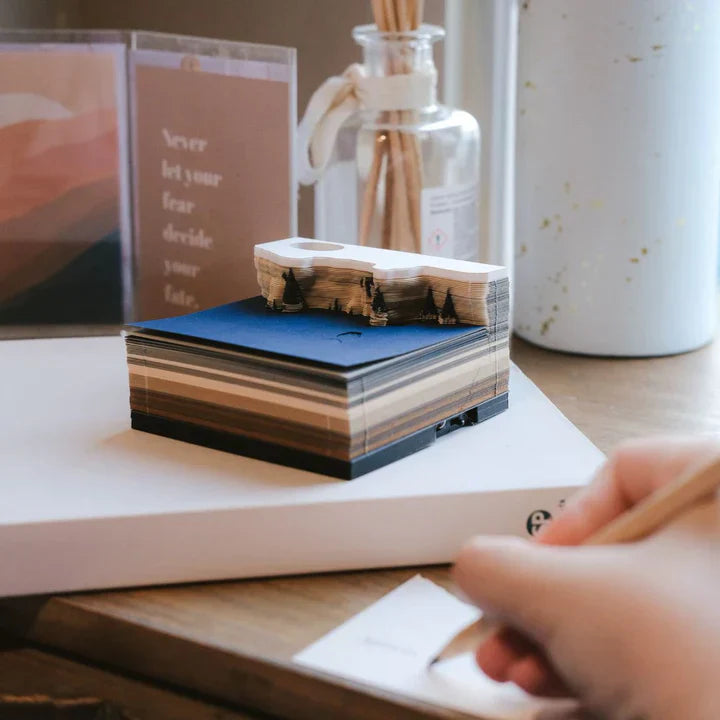 BowLift | 3D three-dimensional note paper carving model cartoon creative art gift