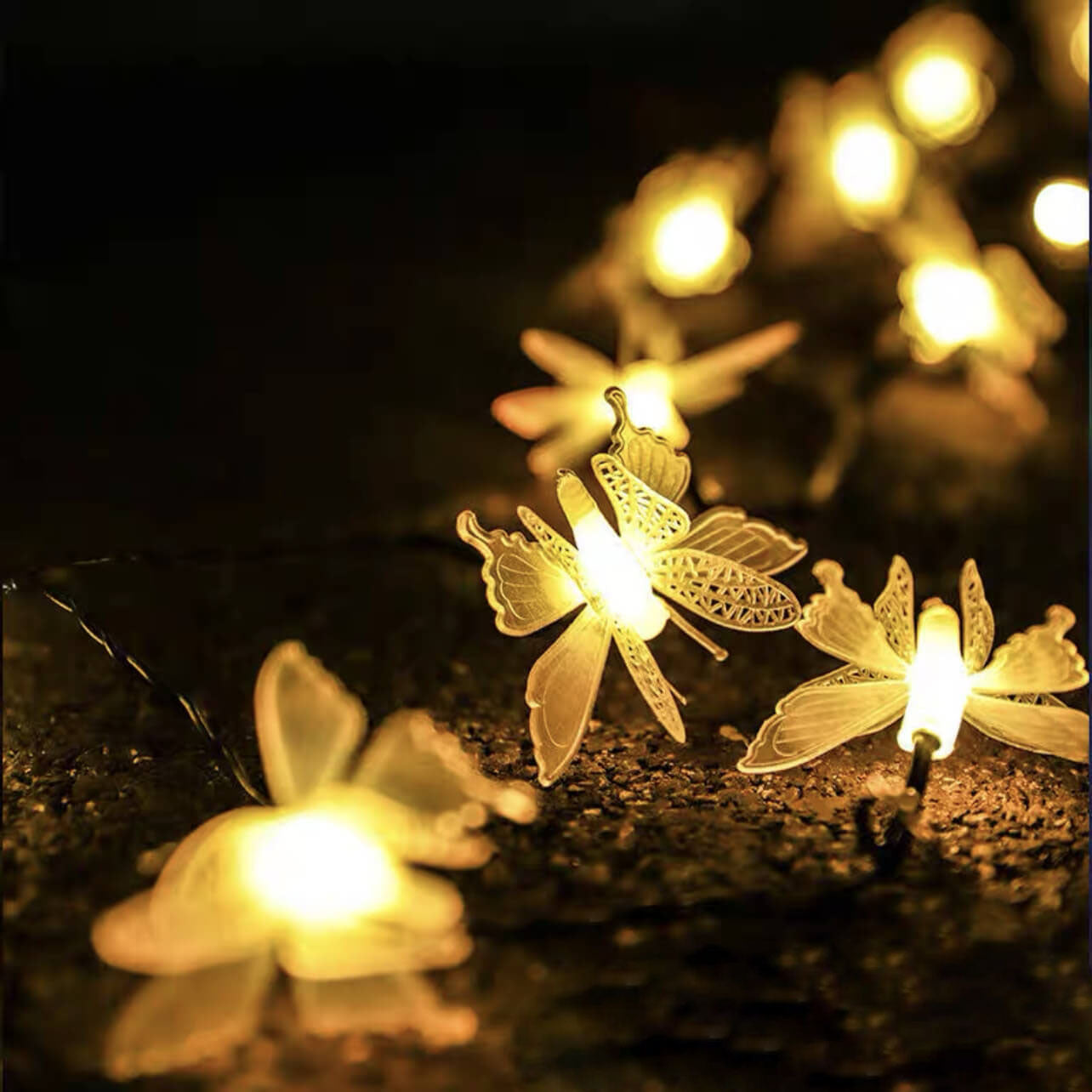 BowLift | Modern Creative Butterfly Outdoor Patio Garden LED String Lights