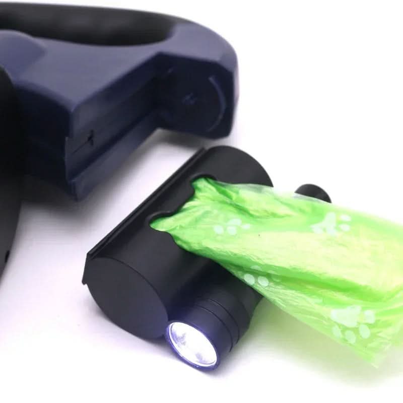 BowLift | double lead with LED & bag dispenser for stress-free walks