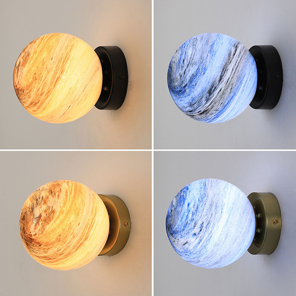 BowLift | Glass Ceiling Light Modern Globe Fixture