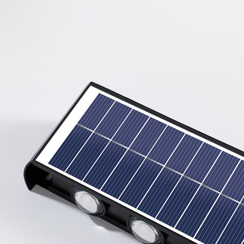 BowLift | Modern Simplicity Solar Waterproof Rectangular ABS PMMA LED Wall Light Lamp For Outdoor Patio