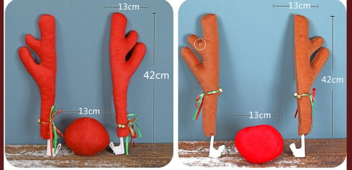 BowLift | Funny Christmas Car Antlers Decoration