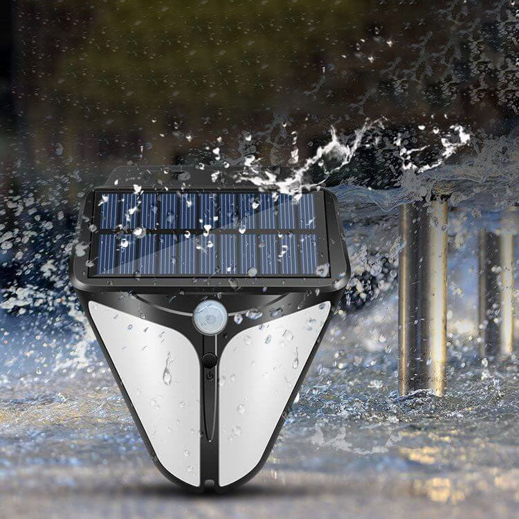 BowLift | Solar Intelligent Triangle Outdoor Waterproof Body Sensor Patio LED Wall Light