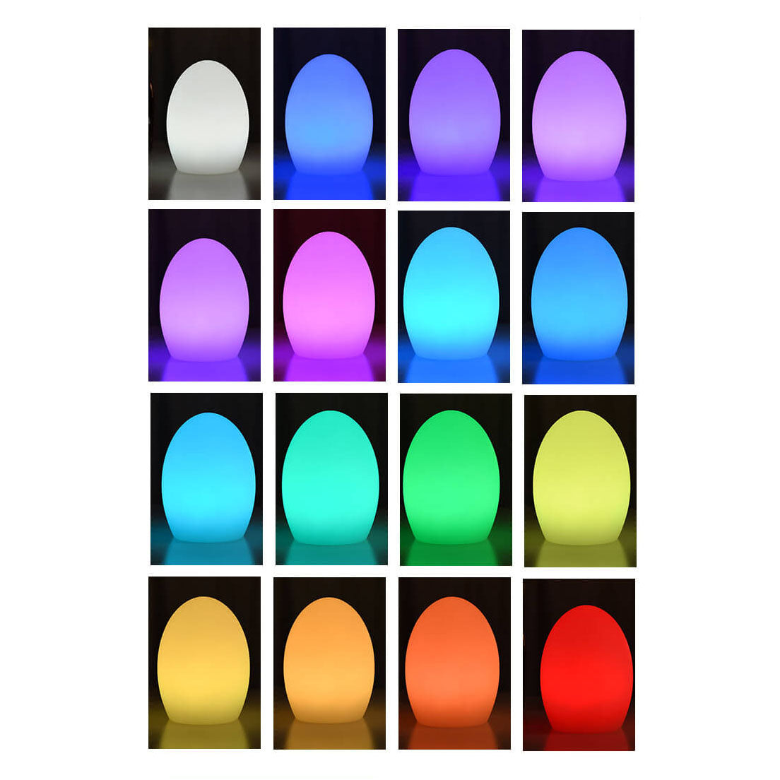 BowLift | RGB ABS Egg-shaped LED Decorative Table Lamp