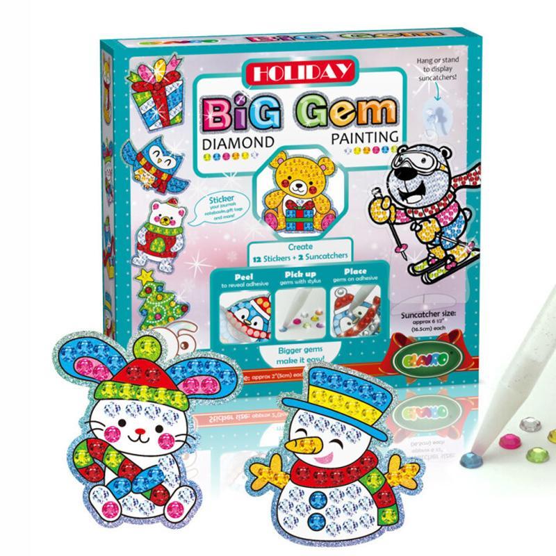 BowLift | Large Gem Diamond Painting Stickers for Kids