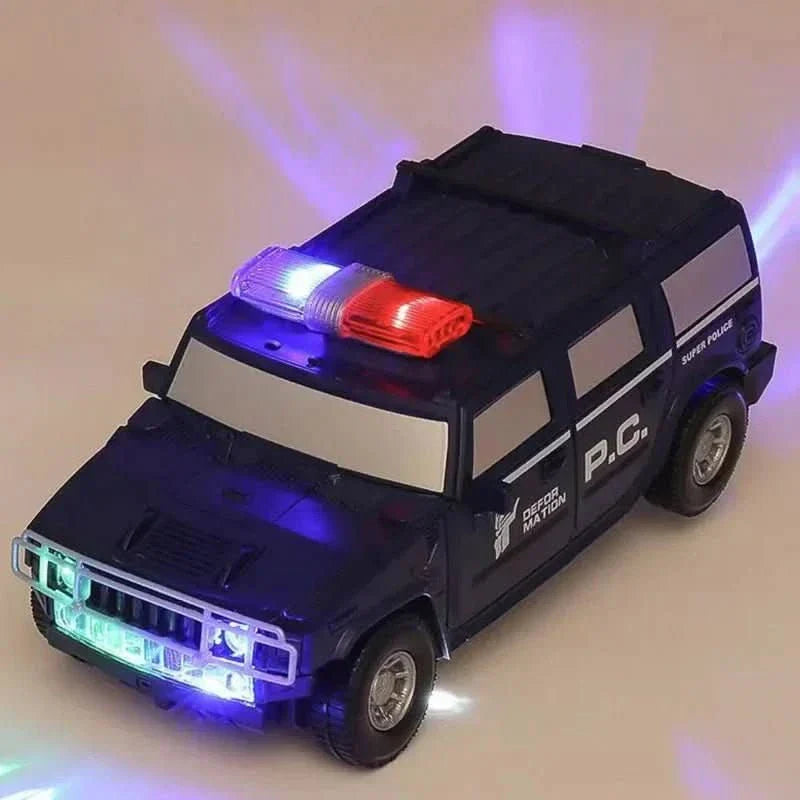 BowLift | 2-in-1 police car & robot with light & sound