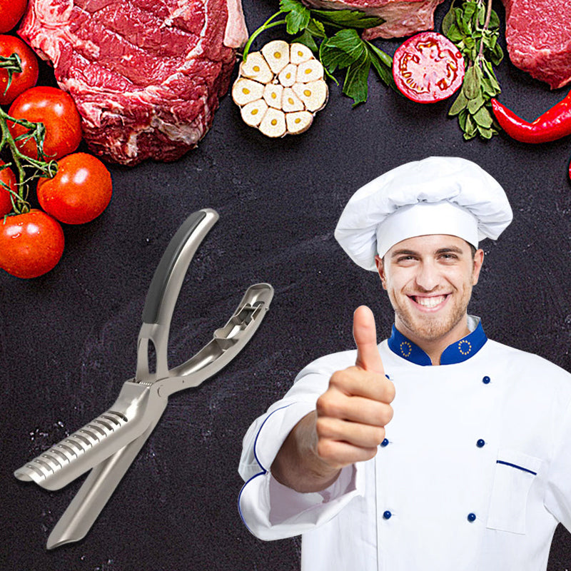 BowLift | Rib Membrane Remover Tool | Stainless Steel | Ergonomic Handle | Easy Meat Prep