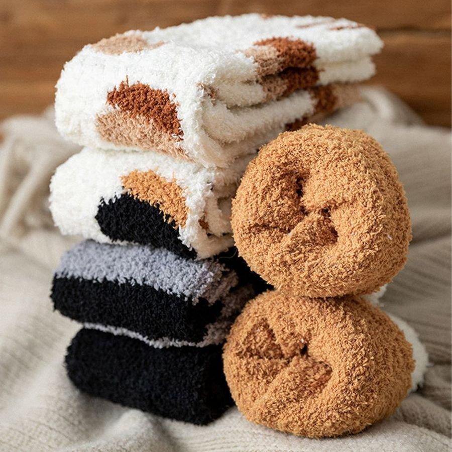 BowLift | Fluffy Fuzzy Cat Claw Socks