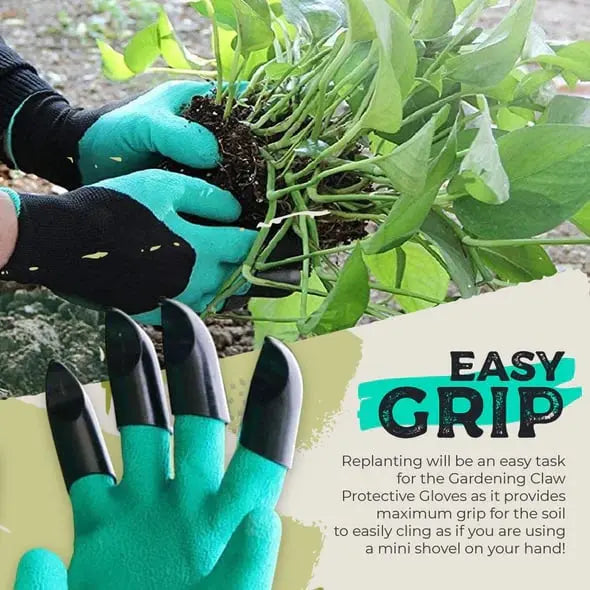 BowLift | 1 Pair of Garden Gloves with Claws – Planting without Tools