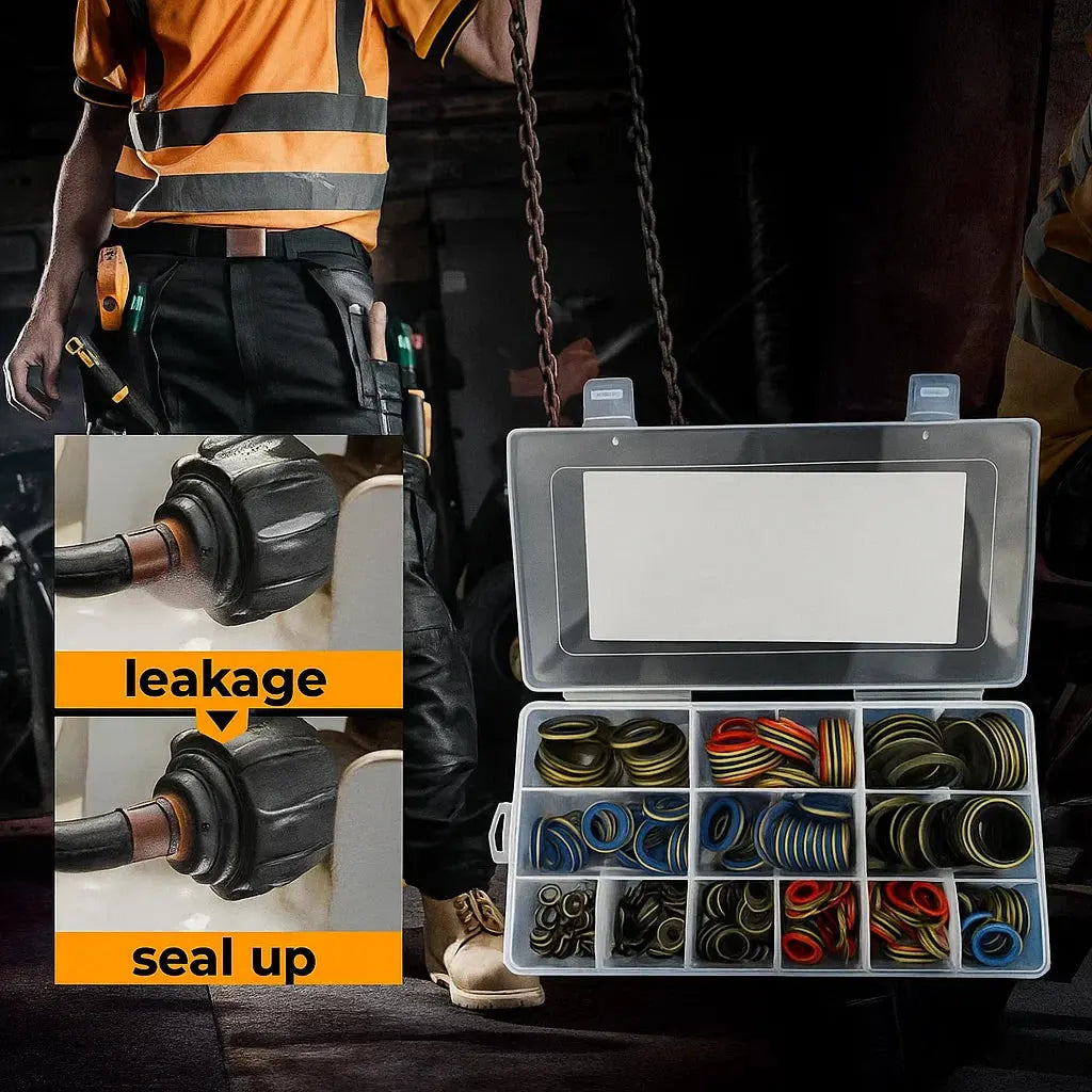 BowLift | 100 pieces rubber sealing washers assorted sealing set