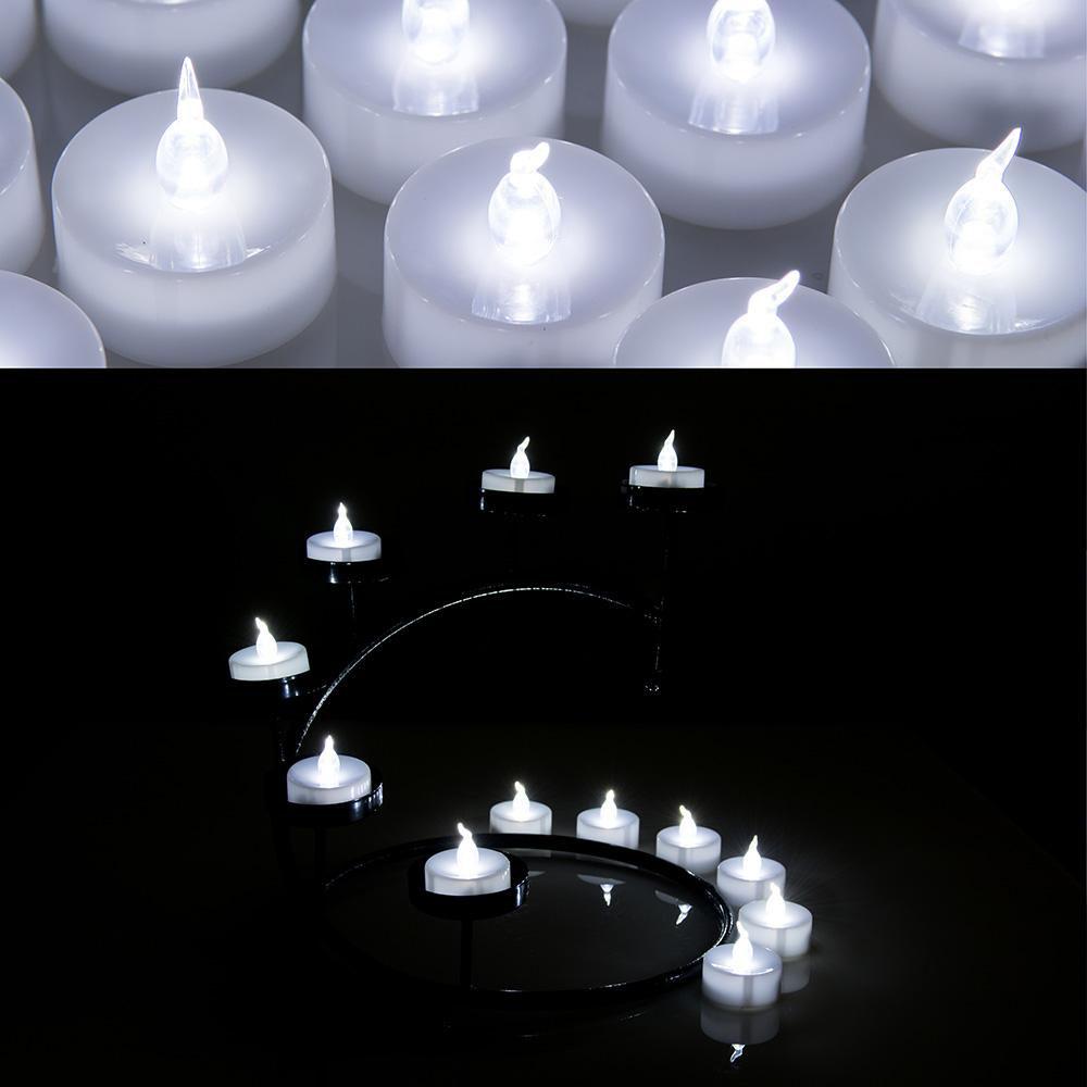 BowLift | 100-Piece: White LED Candles Tea Light