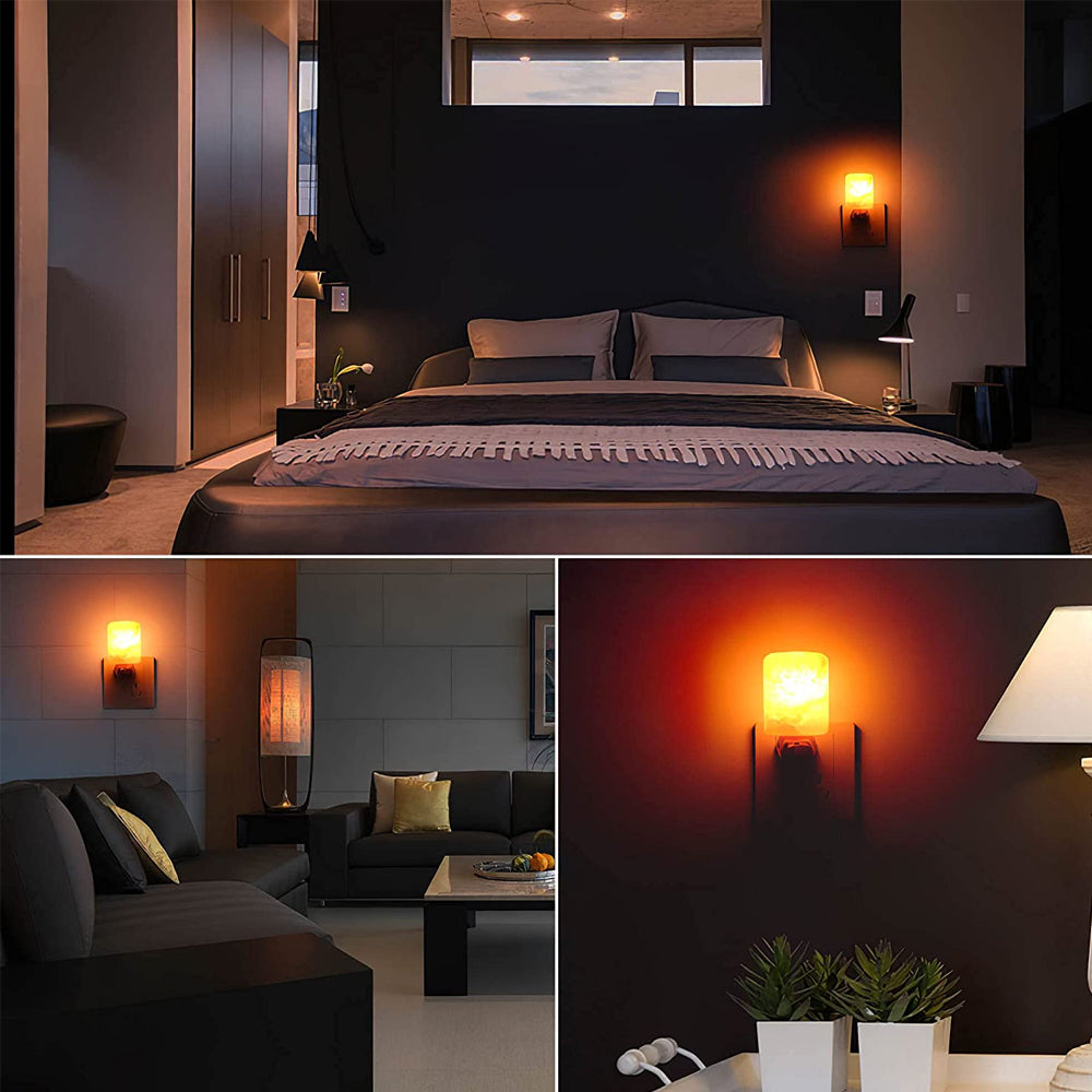 BowLift | Natural crystal Himalayan salt lamp | Plug bedside lamp