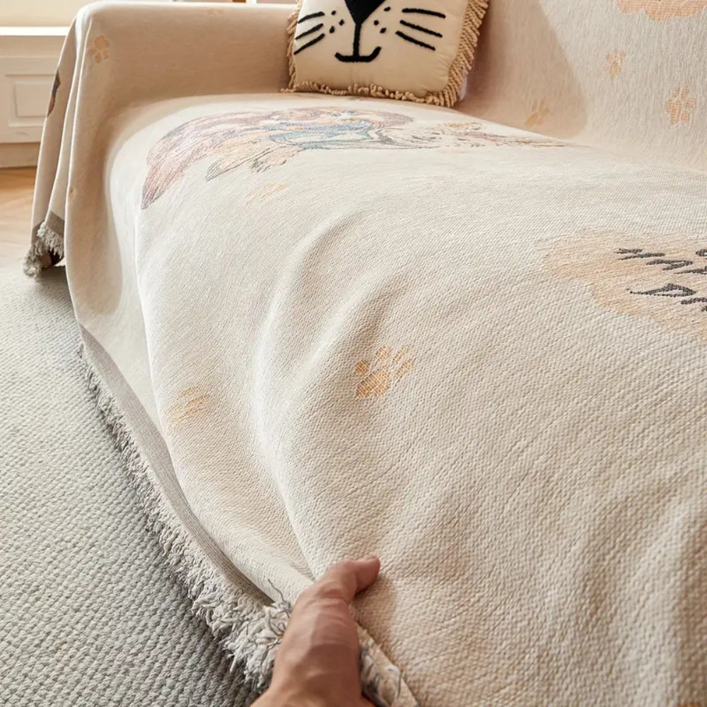 BowLift | Amara Floral Reversible Sofa Cover