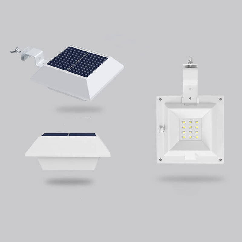 BowLift | Solar UFO Shape Design Fence Light LED Outdoor Wall Lamp