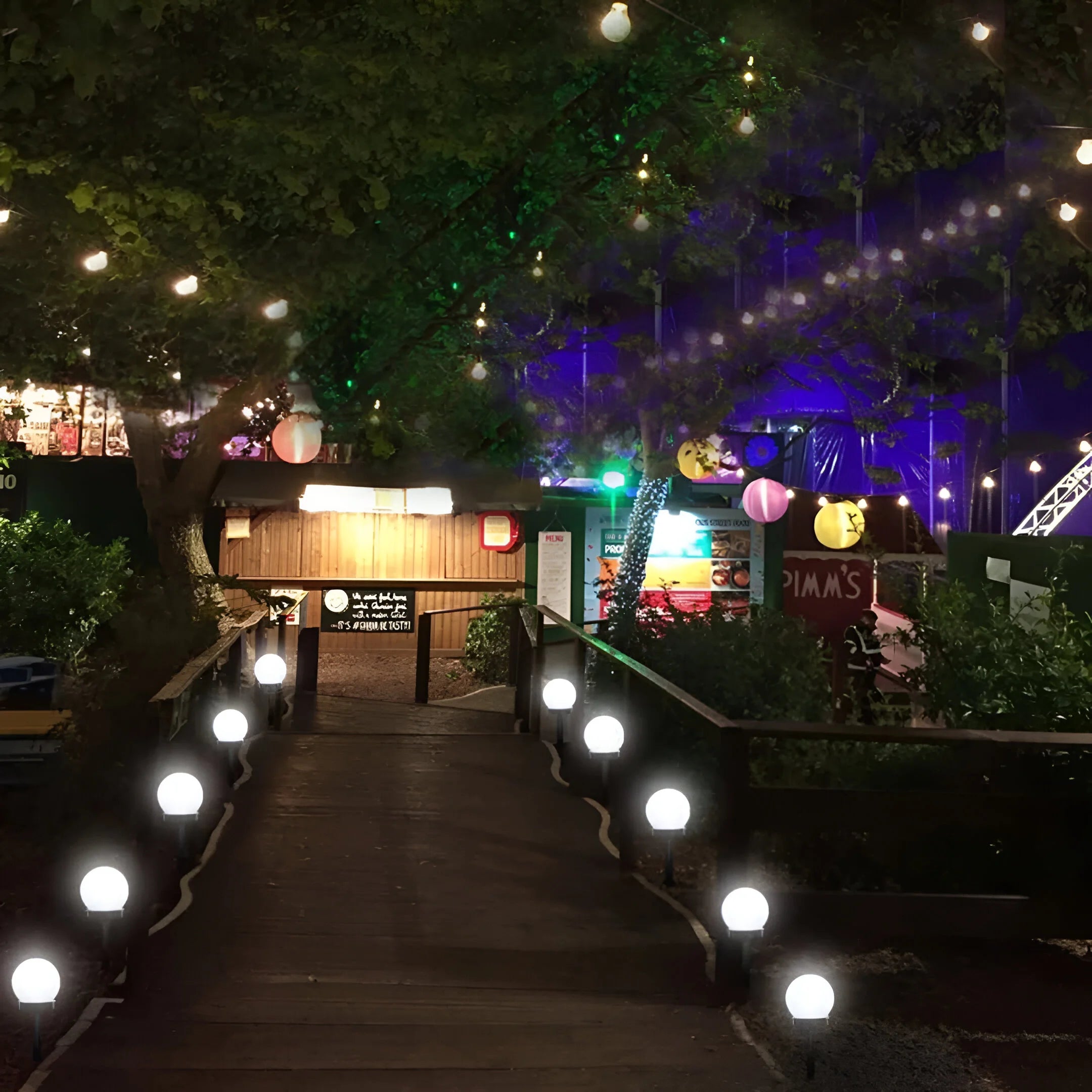 LumiGlobe – Set of 3 Waterproof Solar Pathway Lights