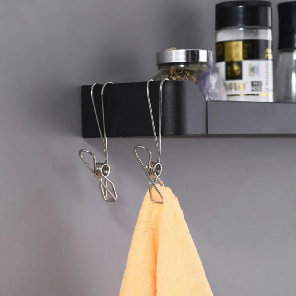 BowLift | 10-piece set stainless steel clips with hooks – Practical & Rust-free