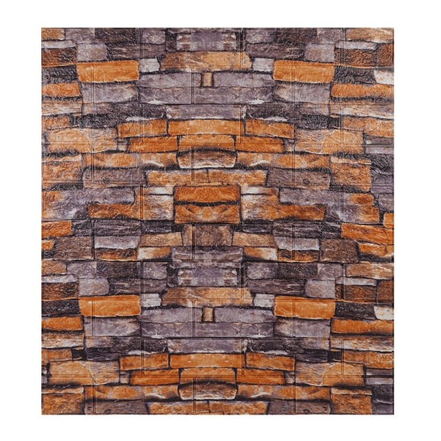 10pcs 3D Brick Wall Sticker Waterproof Self-Adhesive Wall Sticker | Bowlift