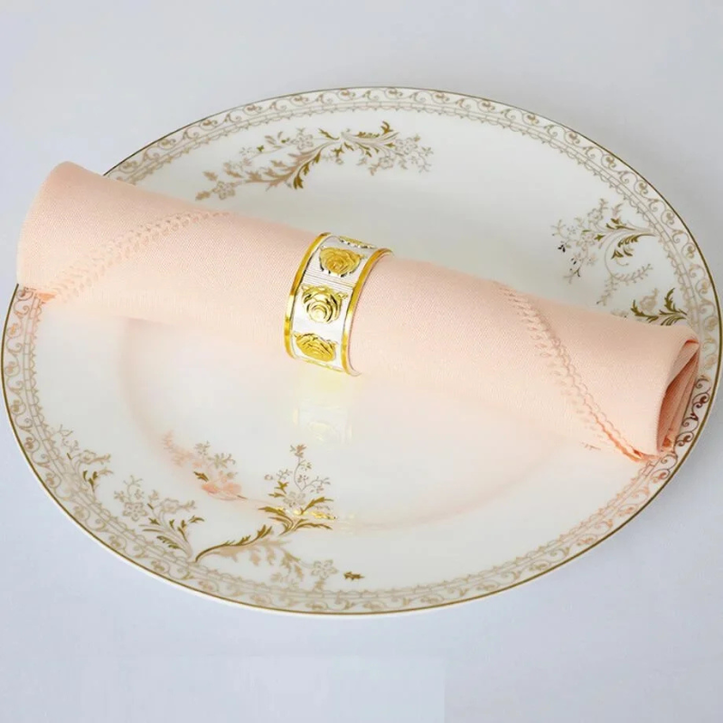 10pcs Polyester Table Napkins Wrinkle-Resistant Cloth Table Napkins | Bowlift