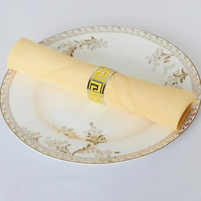 10pcs Polyester Table Napkins Wrinkle-Resistant Cloth Table Napkins | Bowlift