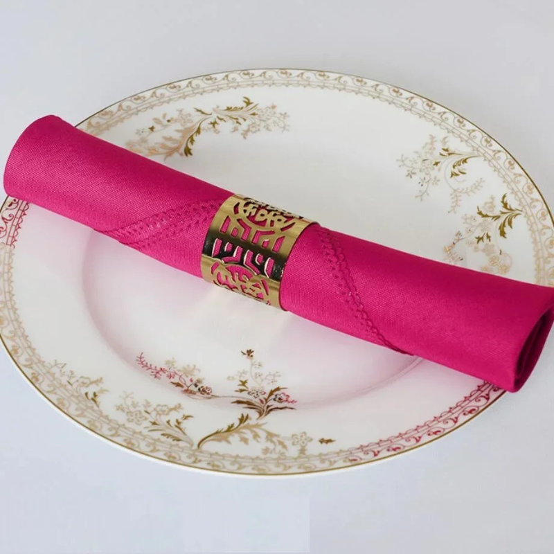 10pcs Polyester Table Napkins Wrinkle-Resistant Cloth Table Napkins | Bowlift