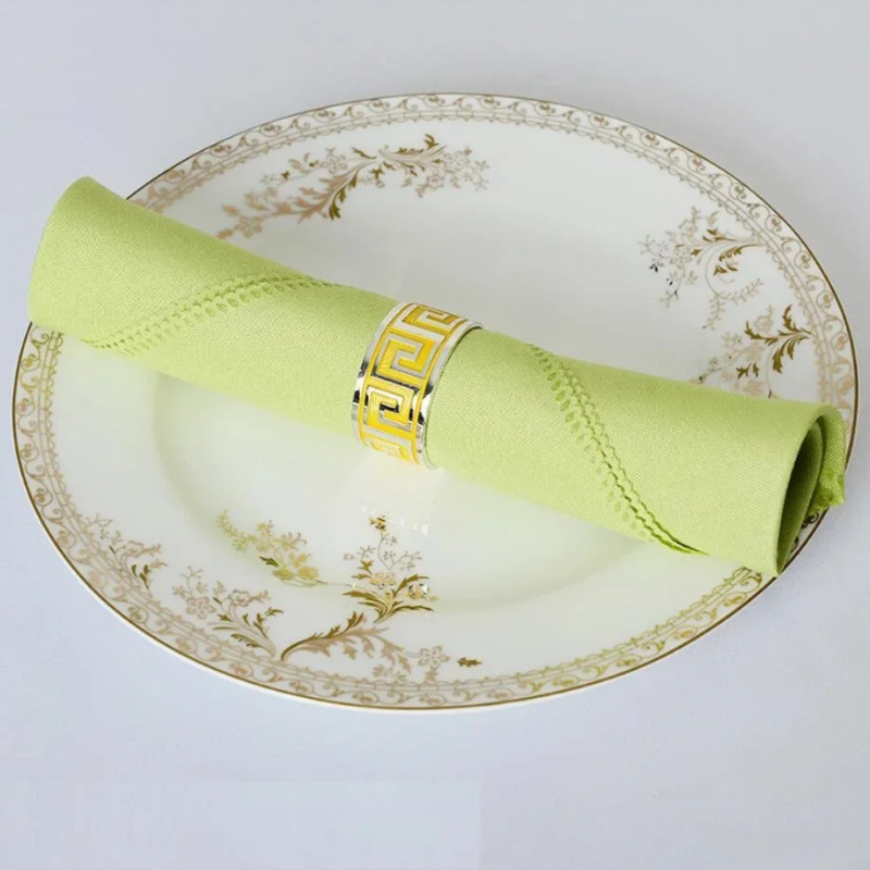 10pcs Polyester Table Napkins Wrinkle-Resistant Cloth Table Napkins | Bowlift