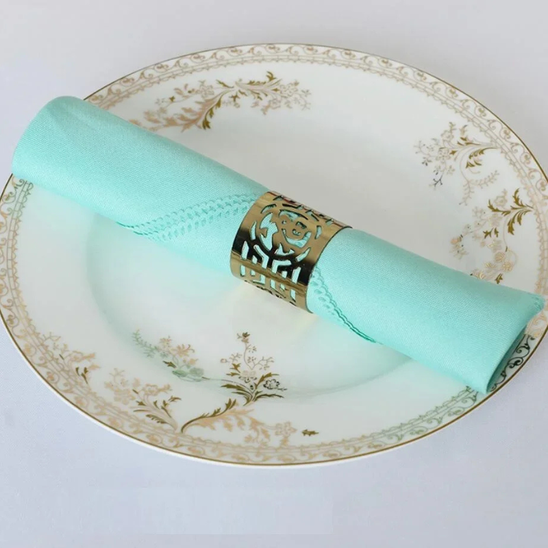 10pcs Polyester Table Napkins Wrinkle-Resistant Cloth Table Napkins | Bowlift