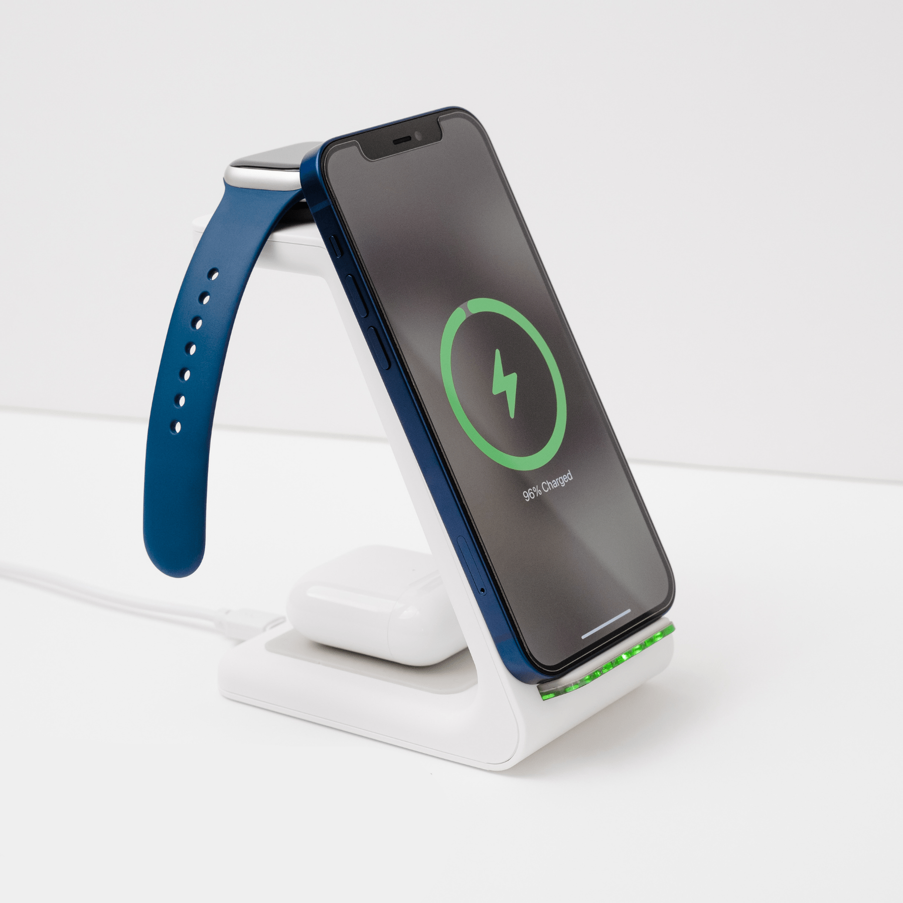 BowLift | 3-in-1 Wireless Charging Station | Apple, Samsung, Watch, AirPods | Fast Charging Solution