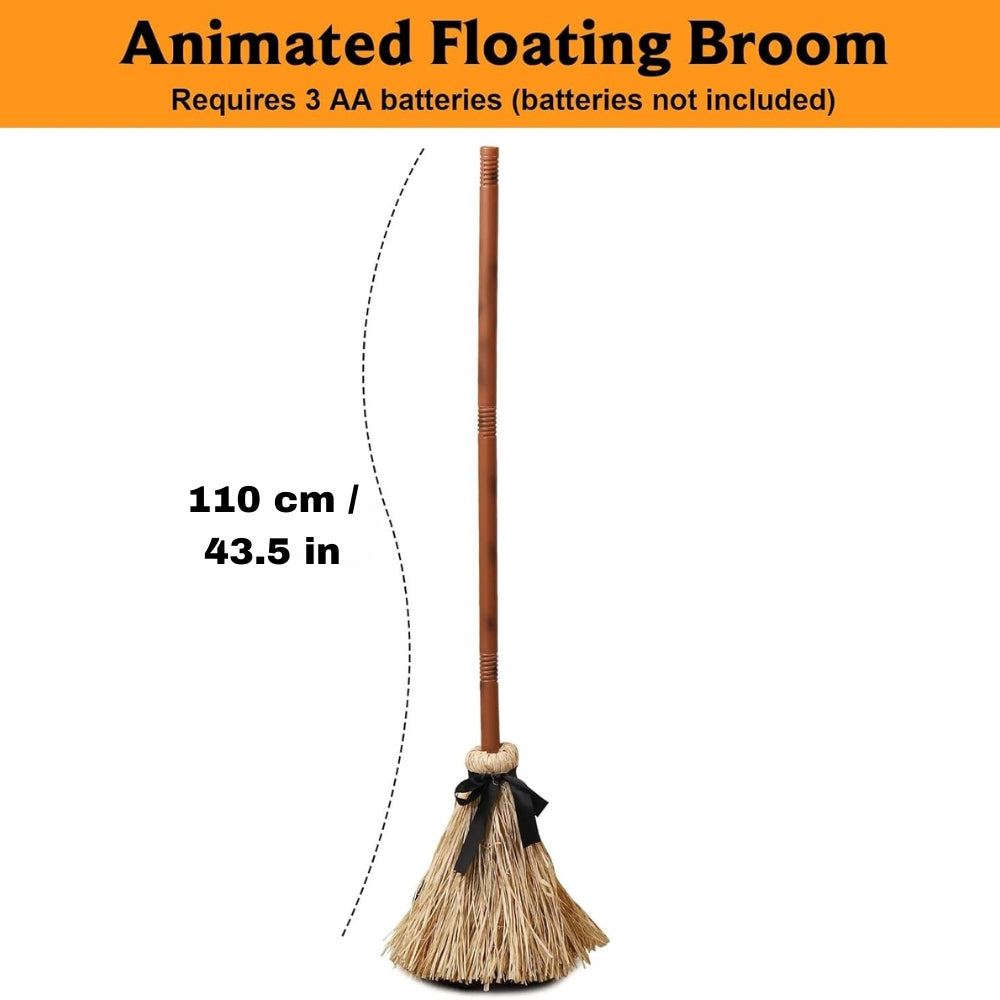 BowLift | Floating Witch Broom – Dances & moves with sound and touch