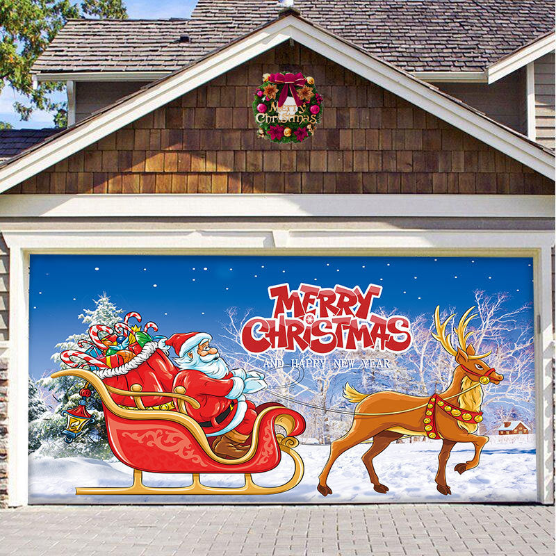 BowLift | Snow Garage Door Banner Ornament