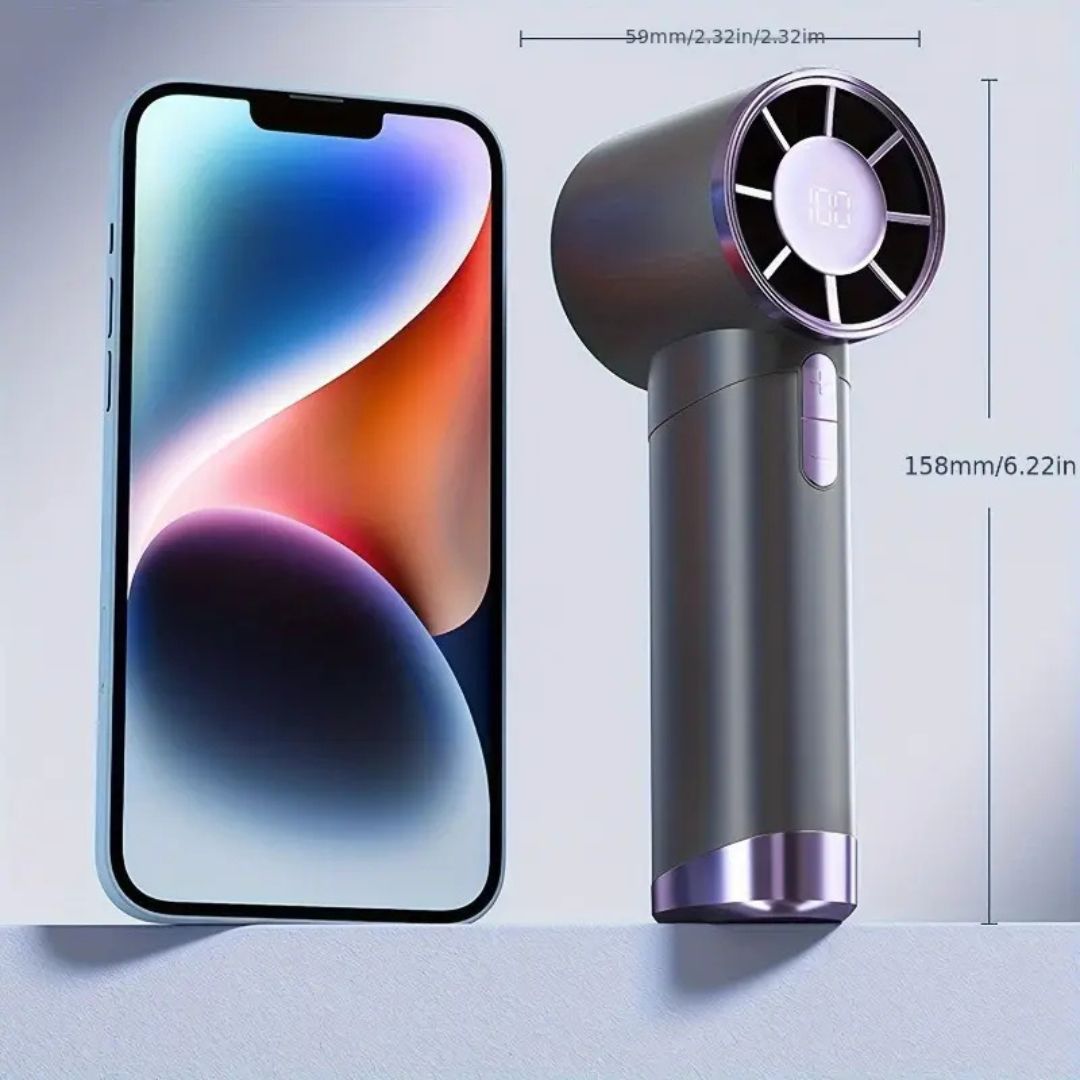 Airova – TurboLite 5-Speed Portable Handheld Fan