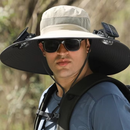 BowLift | Ultimate Outdoor Sun Hat with Rechargeable LED and Wide Brim