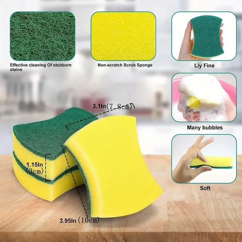 BowLift | 12-piece: Ultra-fine microfiber kitchen cleaning sponge