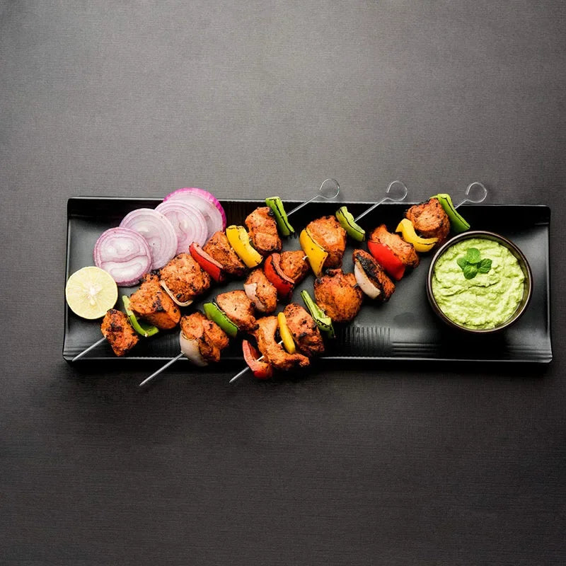 12" Stainless Steel Grilling BBQ Meat Skewers Grilling BBQ Tools 12pcs | Bowlift