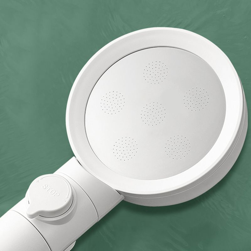 BowLift | Handheld Shower Adjustable Spray Pattern White Round Showerhead