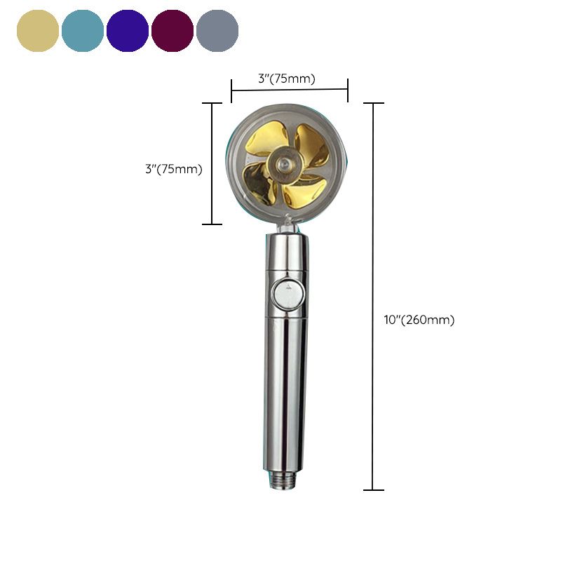 BowLift | Modern Round Handheld Showerhead Rain Spray Head made of Plastic