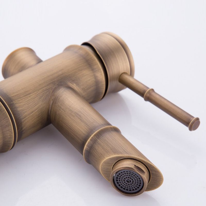 BowLift | Country house vessel water tap brass lever handles waterfall outlet sink faucet