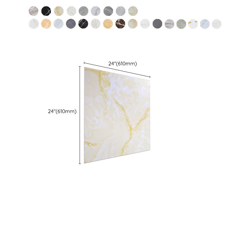 BowLift | Home Indoor Vinyl Floor Peel and Stick Marble Print Square PVC Flooring