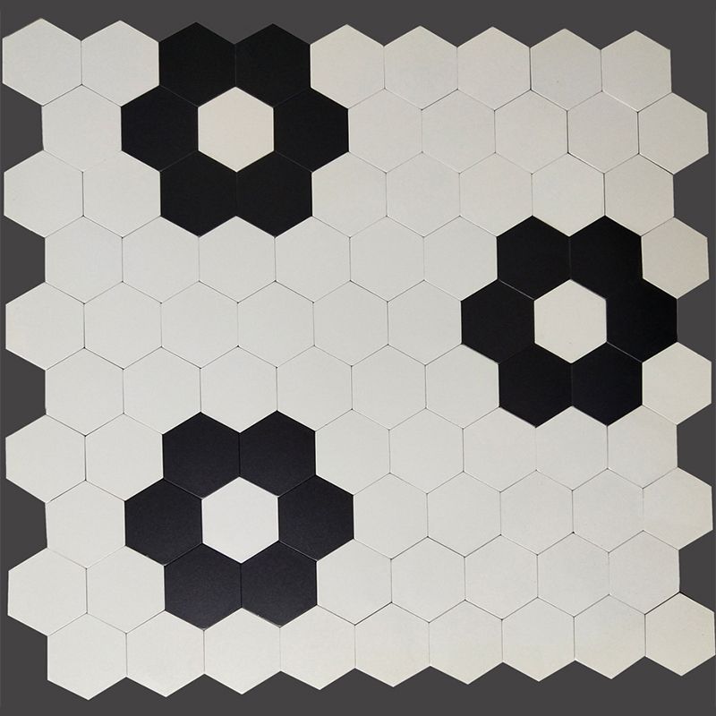 BowLift | Hexagonal Mosaic Tiles Metal Peel and Stick Tiles for Kitchen and Bathroom, 11.8" x 11.8"