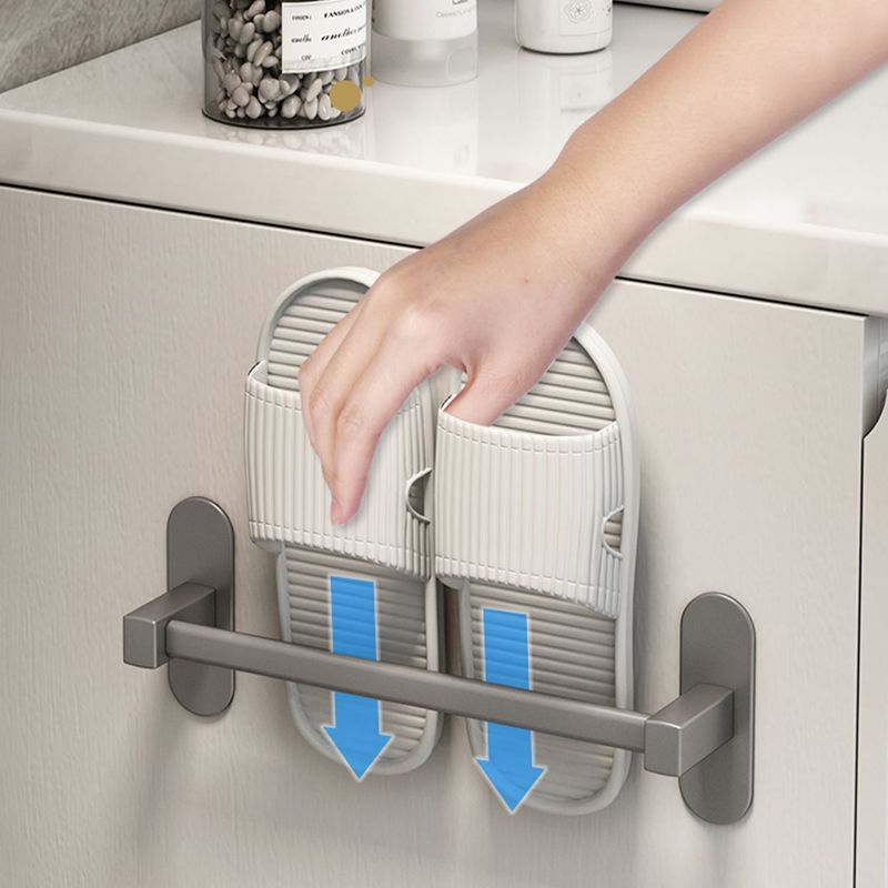 BowLift | Gray Bathroom Accessory Set Modern 1/2 - Piece Bathroom Shelf Rustproof