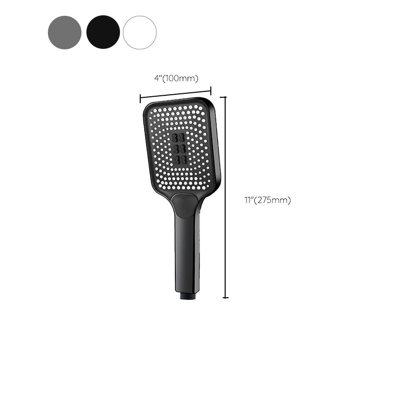 BowLift | Rectangular Water Filtration Hand Shower 3 Jets Wall Mounted Hand Shower