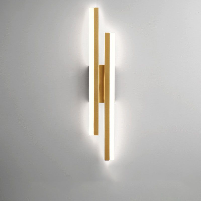 BowLift | Alana Modern LED Wall Light - Elegant Black/Gold Wall Lighting for Living Room and Bedroom