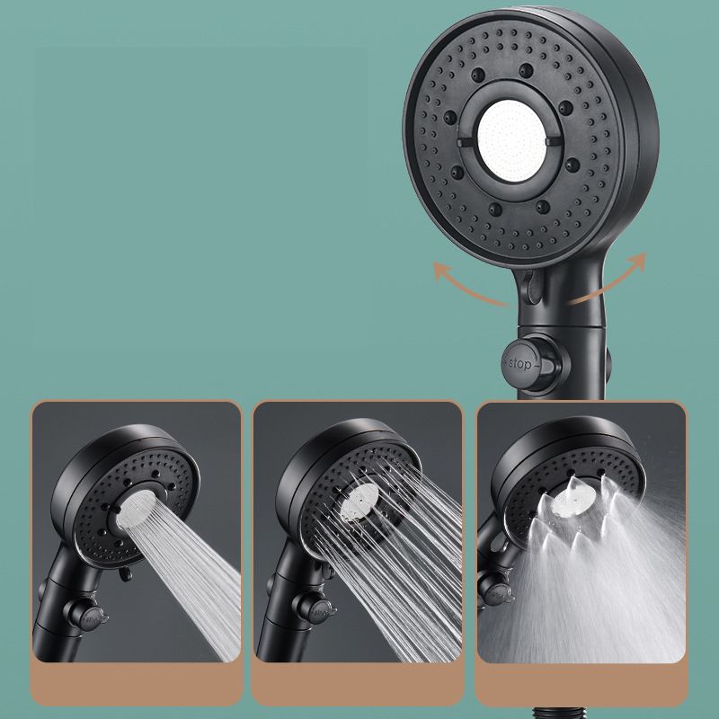 BowLift | Round Shower Head Plastic Modern Shower Head with Adjustable Spray Pattern