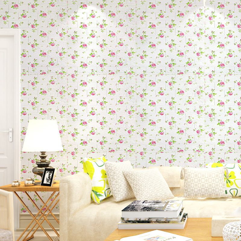 BowLift | Farmhouse Beadboard PVC Wall Access Panel Peel and Stick Wall Tile Set of 2