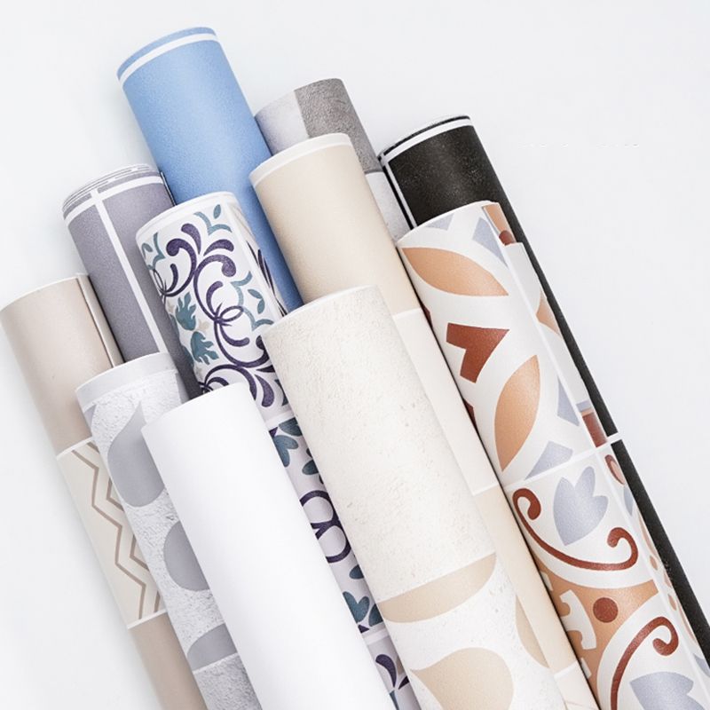 BowLift | 4 mm thick PVC flooring Living Spaces Smooth Peel & Stick Vinyl Flooring