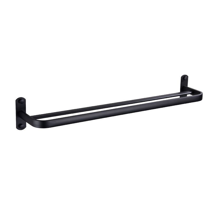 BowLift | Modern Bathroom Accessory Set Matte Black/Grey Bathroom Shelf/Towel Holder & Paper Holder