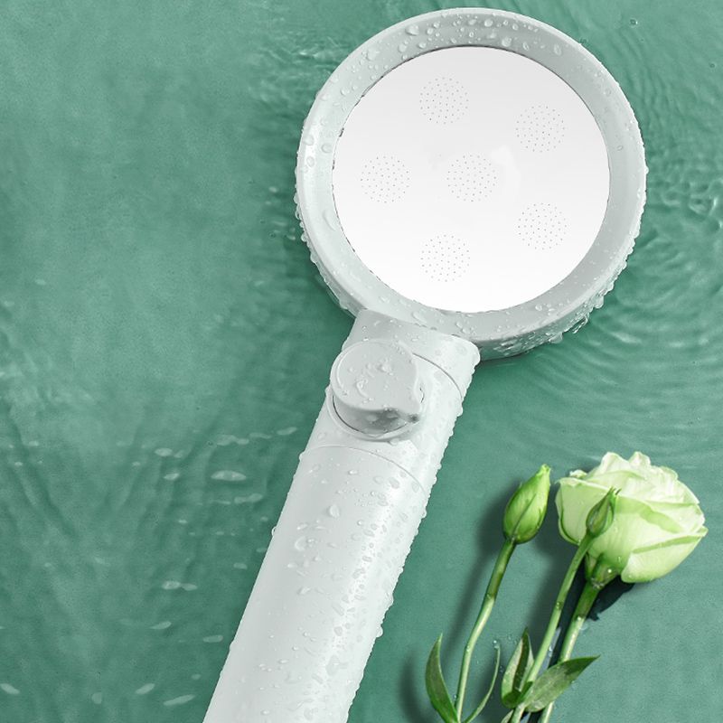 BowLift | Handheld Shower Adjustable Spray Pattern White Round Showerhead